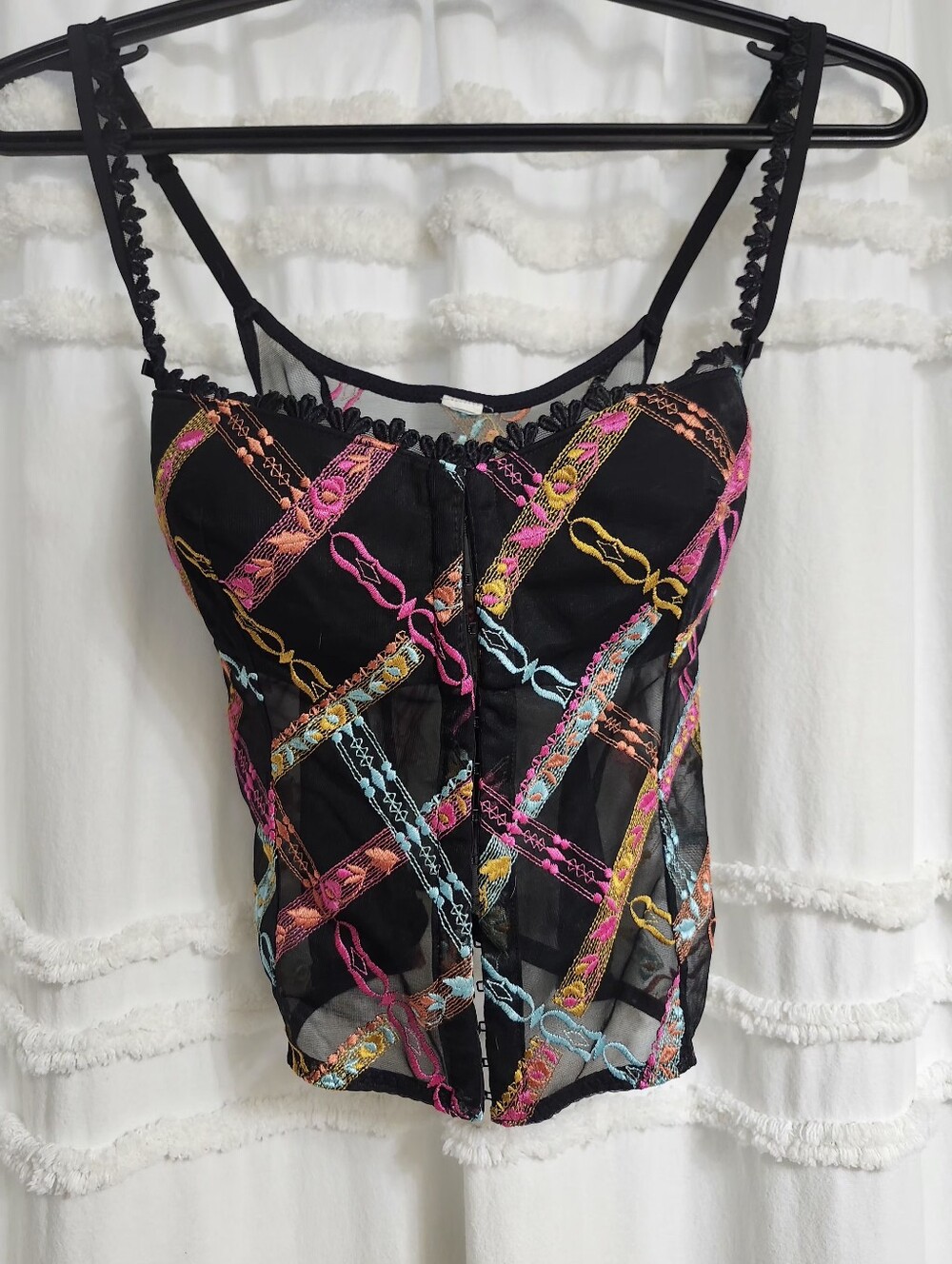 Simone Perele, Bustier With Embroidery And Lace Detail.
